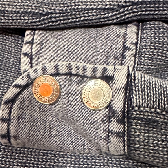 PBJ Blues Snap Tunic Cardigan- Denim Indigo - Picture 8 of 9